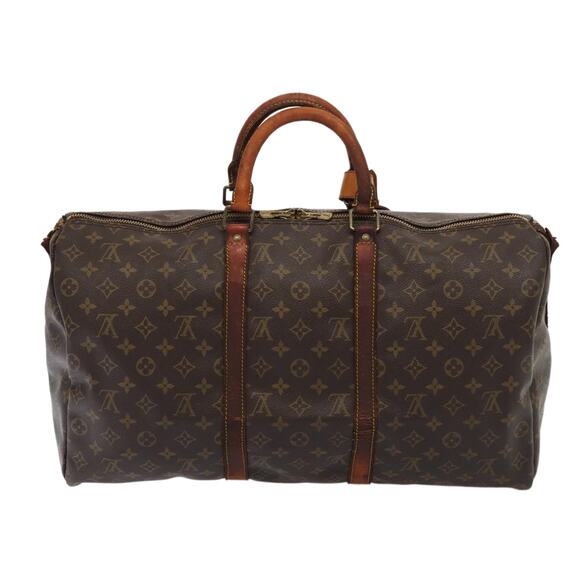 LOUIS VUITTON Monogram Keepall Bandouliere 50 Boston Bag M41416 - Picture 2 of 16